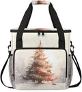 Xmas Tree Coffee Maker Carrying Bag Gothic Tree Portable Travel Storage Tote Bag Compatible with K-Mini or K-Mini Plus Single Serve Coffee Brewer Carrying Case with Multiple Pockets &amp Shoulder S