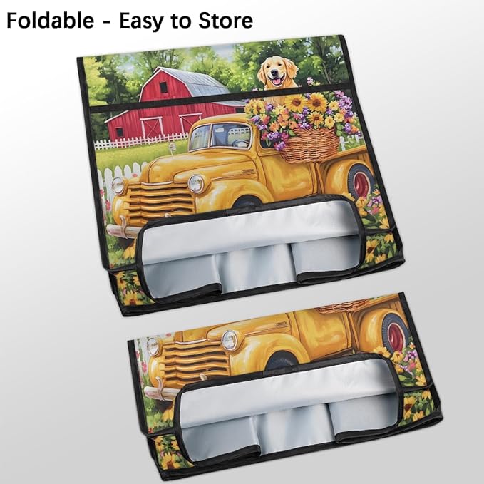 cfpolar Kitchen Aid Mixer Cover Compatible with 6-8 Quarts Animal Dog Flower Farm Stand Mixer Cover Kitchen Aid Mixers Accessories Appliance Organizer Bag Dust Covers with Zipper Pocket