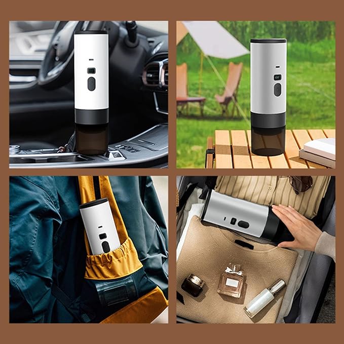 Single Button Operations Capsuled Coffee Maker Detachable Parts Fast Systems Portable Design For Car Camping