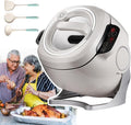 2000w 6l Automatic Wok Fried Rice Machine Automatic Cooking 3-Speed Adjustable 360° Automatic Rotation Automatic Kitchen Fried Rice Machine with Touch Screen- 3