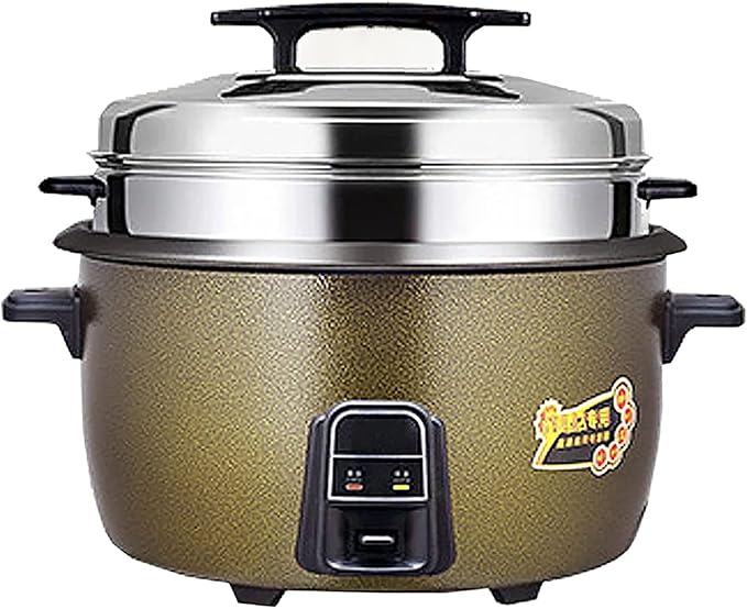 Rice Cooker with Steamer Commercial Large Non-Stick Rice Cooker Automatic Thermal Insulation (10L) ()