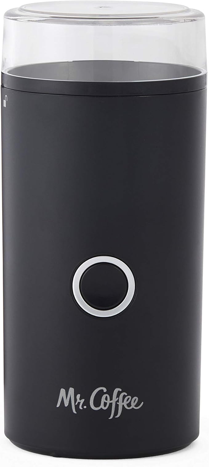Mr. Coffee 12-Cup Programmable Coffee Maker + Mr. Coffee 14-Cup Coffee Grinder Black