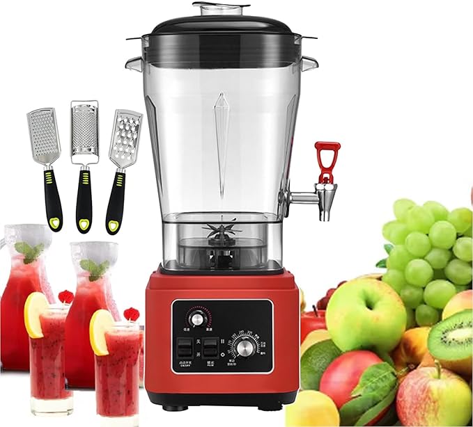 2900w Standing Mixer For Commercial Purposes | Blender Smoothie Maker &amp Food Processors With 3 Graters | 11l/15l/19l Electric Beverage Machine Ice Blender For Soy Milk 48000rpm15L