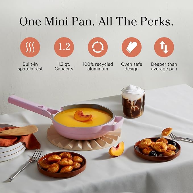 Our Place Always Pan Duo - Standard &amp Mini Always Pan 2.0 Bundle | Multi-Functional Cookware Set Replaces 20 Pieces | Steam