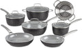 Cuisinart 11-Pc Color Impressions Ceramic Nonstick Set 58S-11BK