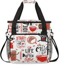 Coffee Maker Carrying Bag Compatible with K-Mini or K-Mini Plus Single Serve Coffee Brewer Portable Storage Bag with Pockets Storage Tote Case With Shoulder Strap