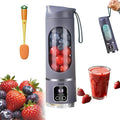 Digital Display Juicer with Smart LED Display - Effortless Multimode Blending for Smoothies Shakes Leak-Proof &amp Compact Portable Multimode Blender Juicer for Home Travel Office (Black)