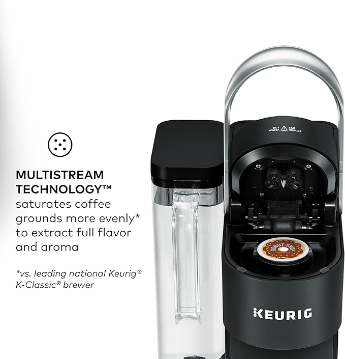 Keurig K-Supreme SMART Coffee Maker MultiStream Technology Brews 6-12oz Cup Sizes Black