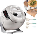 6l 2000w Automatic Cooking Pot Fried Rice Maker Drum Cooking Machine- 360° Automatic Rotation Portable Automatic Cooking Pot- Good for Picnic/Home With 3 Cooking Utensils