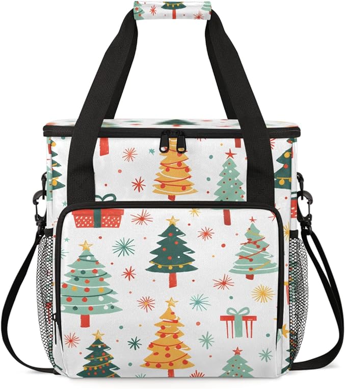 Graffiti Tree Coffee Maker Carrying Bag Christmas Gift Travel Storage Bag Compatible with K-Mini or K-Mini Plus Single Serve Coffee Brewer Carrying Case with Multiple Pockets &amp Shoulder Strap