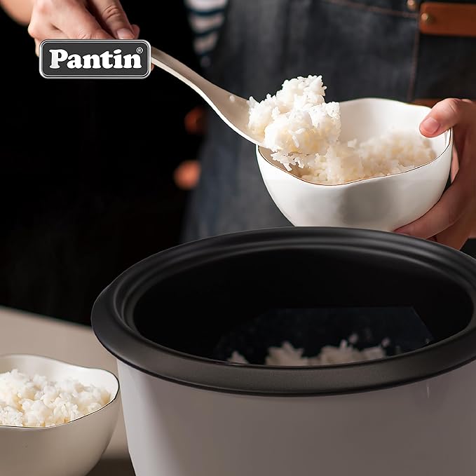 Pantin Commercial Electric Rice Cooker – 16 Cups Raw / 32 Cups Cooked Capacity w/Measuring Cup &amp Scoop – High-Efficiency Large Rice Cooker Commercial Rice Cooker for Restaurants Hotels and Cateri