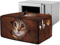 Doojoayie Cat Toaster Cover 6 Slice Universal Fit Small Appliance Covers with Top Handle Design Kitchen Decoration Gift for Mother Wife or Anyone Who Loves to Cook