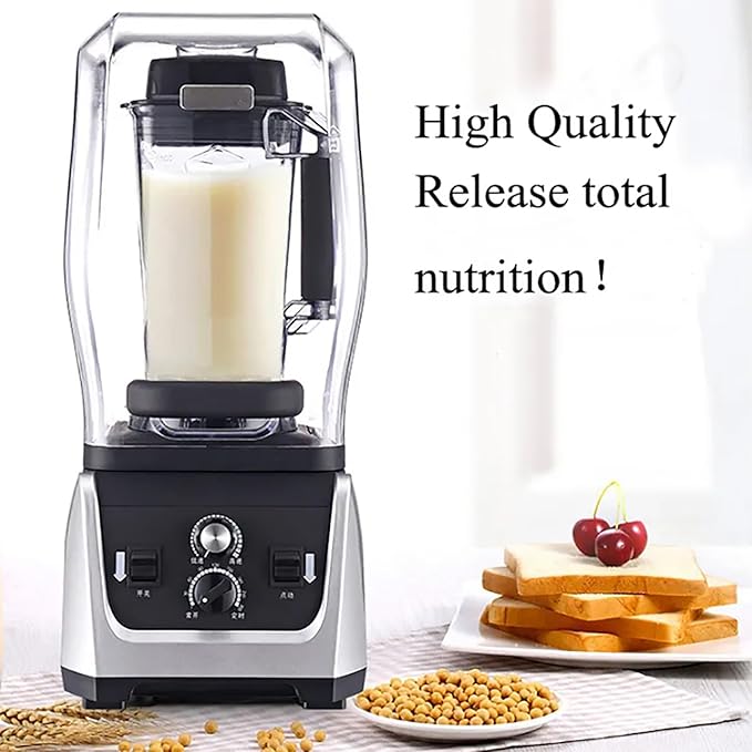 Professional Blender Smoothie Blender Machine with Sound Cover 2300W Strong Motor And 2.5L High Capacity Bass Noise Reduction and Easy To Operate For Smoothies Ice and Frozen Fruit