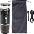 Travel Coffee Maker Portable Automatic Machine with 15 Bar Pressure and 2000mAh Battery for Camping Hiking Office Compatible with Ground Coffee and Capsules