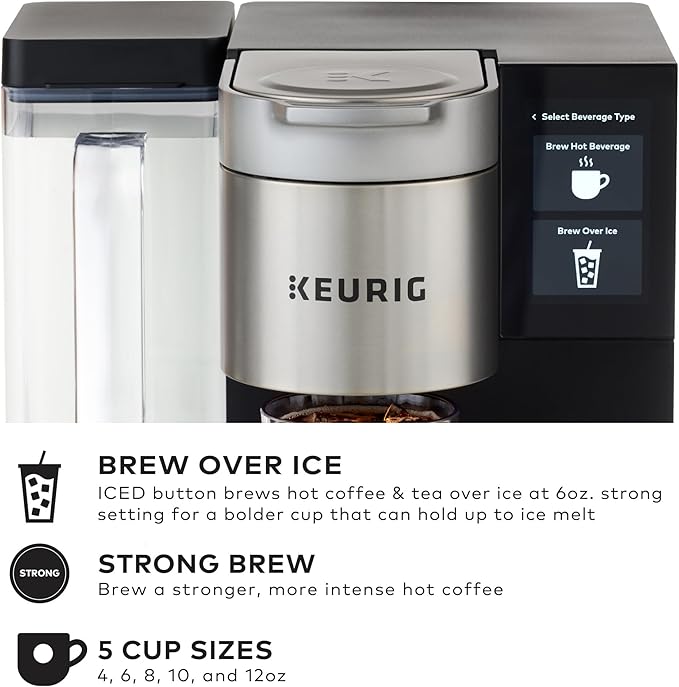Keurig K-2550 Medium Business Single Serve Coffee Maker 110 oz Water Reservoir Silver/Black