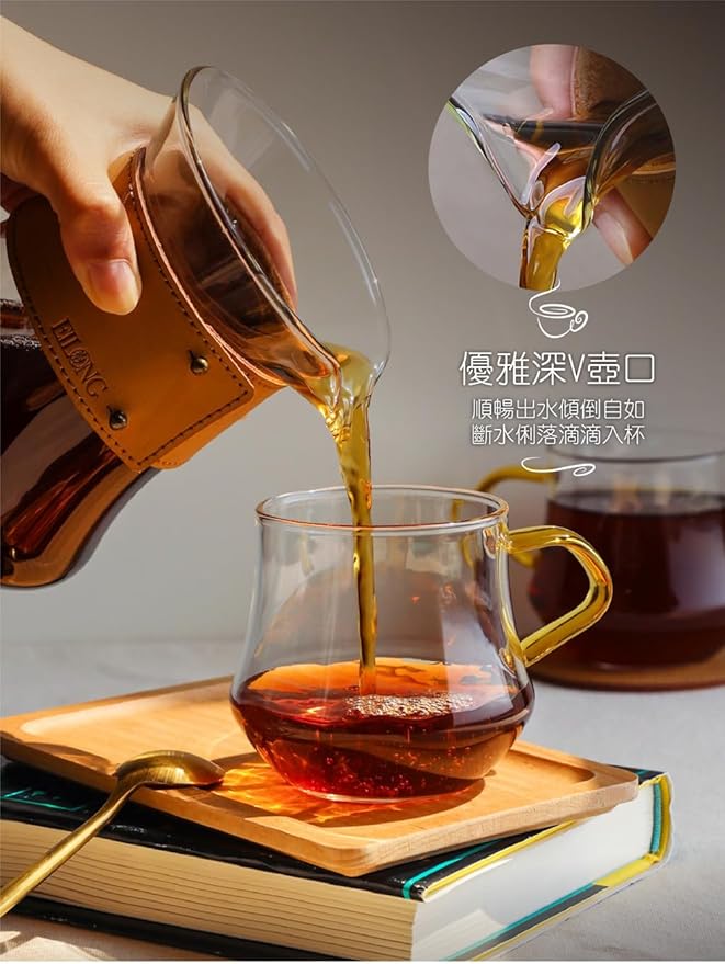 Eilong TAIWAN DAYBREAK - POUR OVER COFFEE MAKER (600ML) (Titanium)