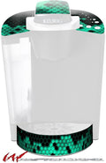 Decal Style Vinyl Skin compatible with Keurig K40 Elite Coffee Makers HEX Seafoan Green (COFFEE MAKER NOT INCLUDED)