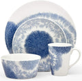 Noritake Aozora 4-Piece Place Dinnerware Setting in Blue/White