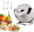 2000w 6l Auto Cooking Wok Fried Rice MachineAutomatic Cooking Pot Fried Rice Machine/Touch Control 3-Level Gear Adjustment 360 ° Automatic Rotation With 3 Cooking Utensils