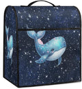 cfpolar Kitchen Aid Mixer Cover Compatible with 6-8 Quarts Animal Whale Starry Sky Stand Mixer Cover Kitchen Aid Mixers Accessories Appliance Organizer Bag Dust Covers with Zipper Pocket