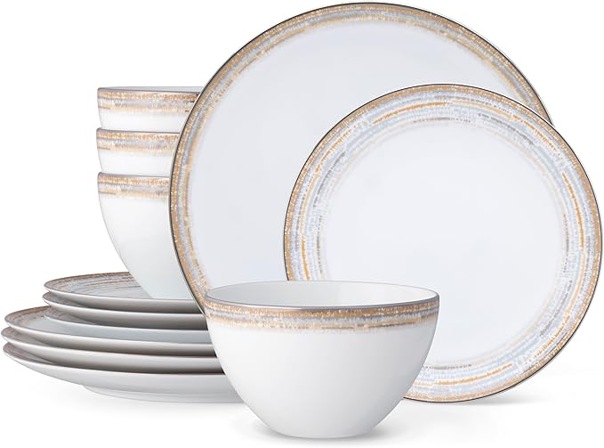 Noritake Raylan 12-Piece Dinnerware Set Service for 4