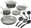 For Granitestone Pro Hard Anodized 13 Piece Pots and Pans Cookware Set with Utensils