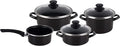 Magefesa 2454140031 – Kitchen Bateria ClÃ ¡Steel SICA Kenya 7 Pieces Black