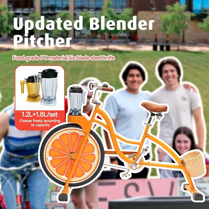 Beach Party Blender Bike - Stationary Smoothie Blender &amp Juicer Smoothie Bike/customized Cheap juicer blender bike Stationary bike