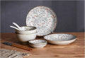 Elegant Dinnerware Set Dinner Plates Bowls Set 8-Pieces Retro Ceramic Dinnerware Set Service For 2 Dinner Rice Bowls Salad Plates Set Dishes Table Service Of Snack Sal