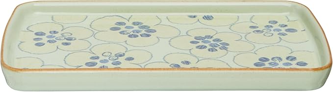 Denby Heritage Orchard Accent Rectangle Plate Green
