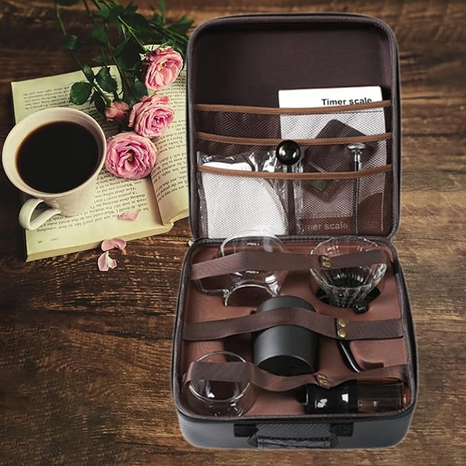 Pour Over Coffee Maker Storage CaseDustproofProtectionCoffee Maker Bag Travel Bag Lightweight Organization Sturdy
