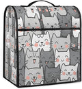 cfpolar Kitchen Aid Mixer Cover Compatible with 6-8 Quarts Cute Cat Kitten Stand Mixer Cover Kitchen Aid Mixers Accessories Appliance Organizer Bag Dust Covers with Zipper Pocket