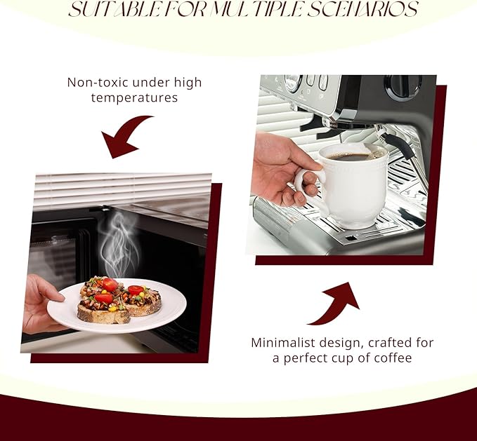 Pearl Dots Stoneware Dinnerware Set (16pc Set White)
