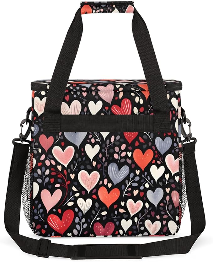 Grass Heart Coffee Maker Carrying Bag Portable Travel Storage Tote Bag Compatible with K-Mini or K-Mini Plus Single Serve Coffee Brewer Carrying Case with Multiple Pockets &amp Shoulder Strap