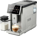 3rd-Gen Espresso Coffee Maker with Milk Frother Removable Brewer and Grinder Adjustable Coarseness and Flavor 3-Level Coffee and Milk Volume Control Detachable Milk Tank