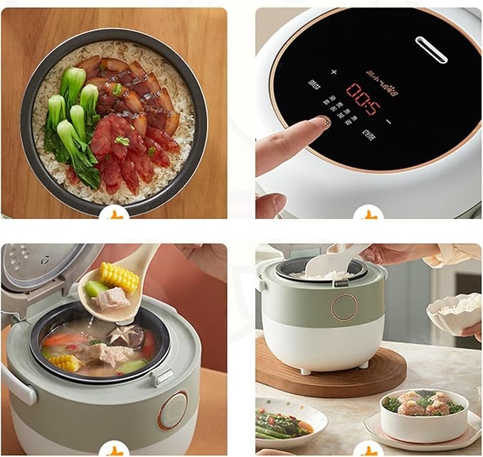 GRFIT Electric Rice Cooker Household Mini Multi-function Heat Reservation Cooking Porridge Small Rice Cooker 1-2 People jinyi2016SHOP-1998