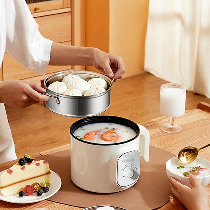 GRFIT Electric Multicooker Non-stick Rice Cooker Single/Double Layer 1-2 People Household Rice Cookers Pan Hot Pot Foy Dormitory Home (Color : Pink Double Layer) jinyi2016SHOP-1998