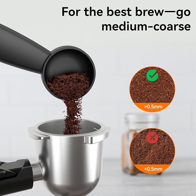 Queyd 3.5 Bar 4 Cup Espresso Cappuccino Machine Stainless Steel Espresso Machine Compact Expresso Machines for Home Latte and Cappuccino Machine with Milk Frother Dual Safety Switches 800W