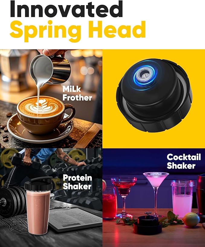11-in-1 Smoothie Blender Personal Blender Margarita Machine with 1200-Watt Base for Smoothies Ice and Fruit