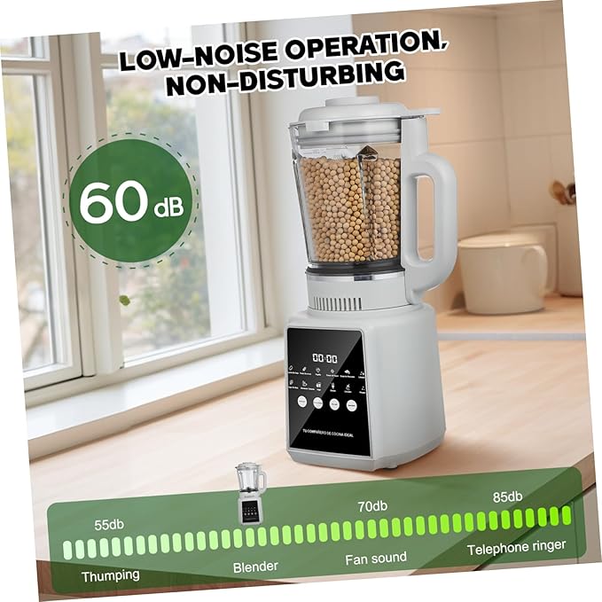 1.75L High-Speed Smoothies Blender Multifunctional Juicer Machine for Fruit and Ice Electric Countertop Blender with US Plug for Kitchen Shakes and Drinks