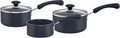 Prestige Diamond Shield Non-Stick 3 Piece pan Set-milkpan 16 and 18cm saucepans Aluminium