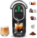 Magician1 Mini Espresso Machine for Nespresso Original Dolce Gusto Lavazza Blue ESE Pods 19-Bar Coffee Machine for Ground Coffee Coffee Maker with adjustable Temp &amp Cup Size 21oz Reservoir