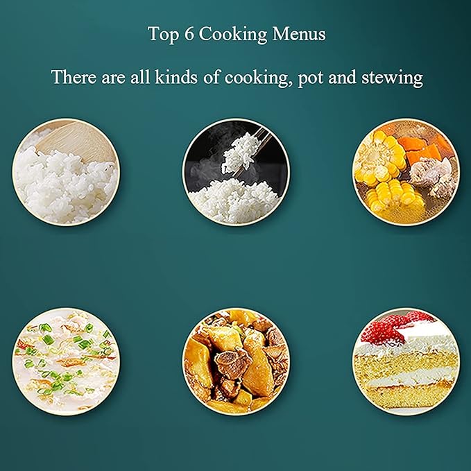 Rice Cooker Smart Home Multi-Function Rice Cooker 24H Reservation Rice Cooker for 1-4 People (A) (B)
