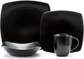 Red Vanilla Black Rice 16-Piece Dinnerware Set