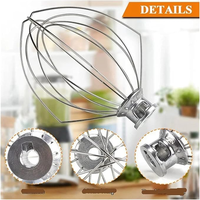 A52Q-2X K5AWW Whisk Stainless Egg Beater Mixer Mixing Head 5QT