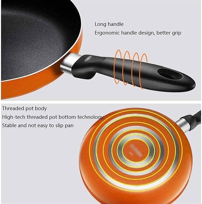 Non-Stick Pot and Pan SetKitchen Cookware SetWoks and Saucepan Pots and Pans SetAluminum Alloy Variety Pack
