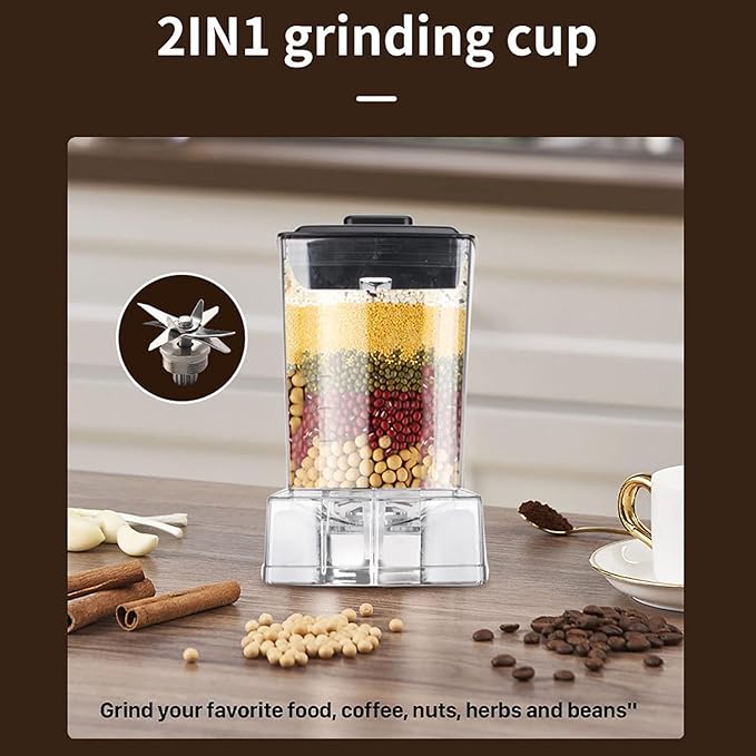 Electric Blender Kitchen Blending Cup 2.5L Portable Food Chopper/grinder Self-cleaning Function Can Make Smoothies and Juices.