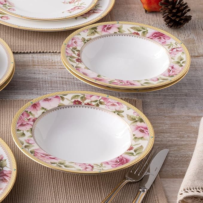 Noritake Hertford 12-Piece Dinnerware Set Service for 4