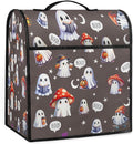 cfpolar Kitchen Aid Mixer Cover Compatible with 6-8 Quarts Halloween Ghosts Pumpkin Stand Mixer Cover Kitchen Aid Mixers Accessories Appliance Organizer Bag Dust Covers with Zipper Pocket