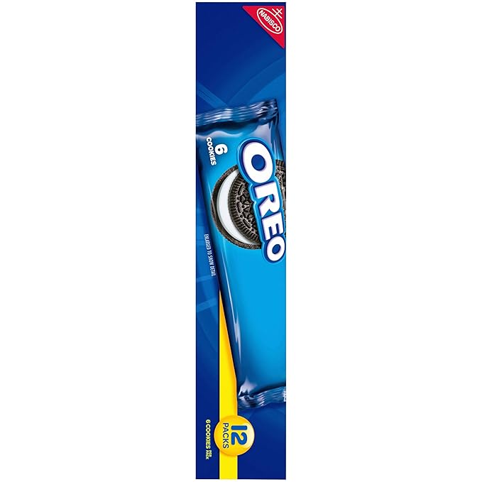 OREO Chocolate Sandwich Cookies School Lunch Box Snacks 2.4 Ounce (Pack of 12)
